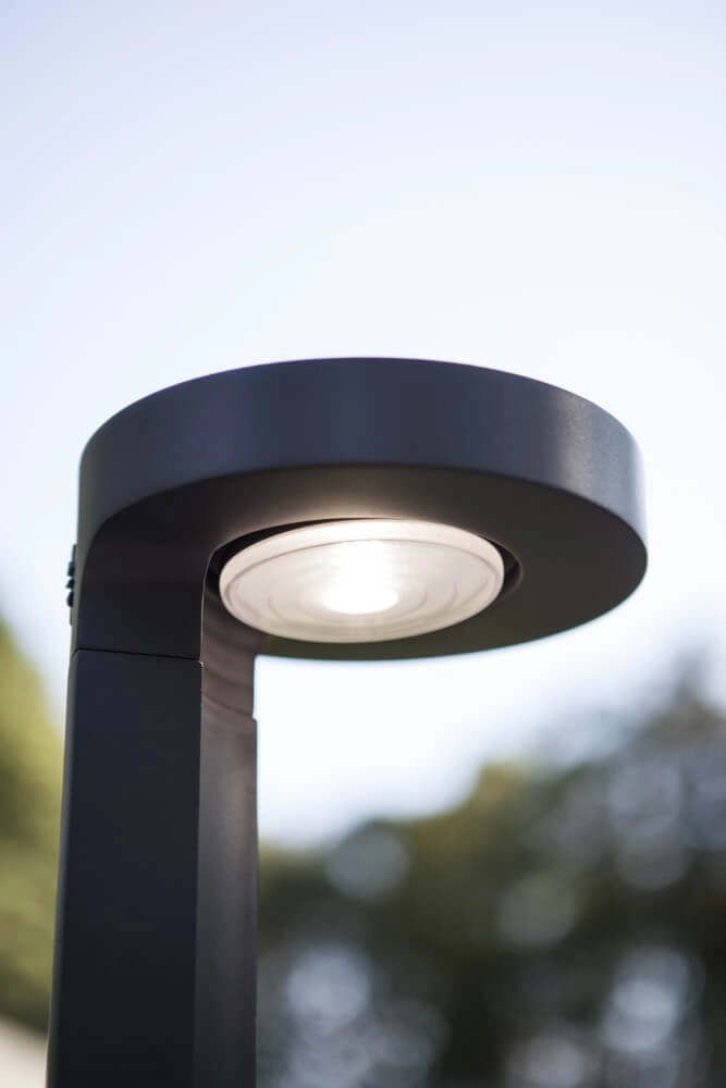 Lampe de jardin solaire Diso anthracite Lutec 6939412077314