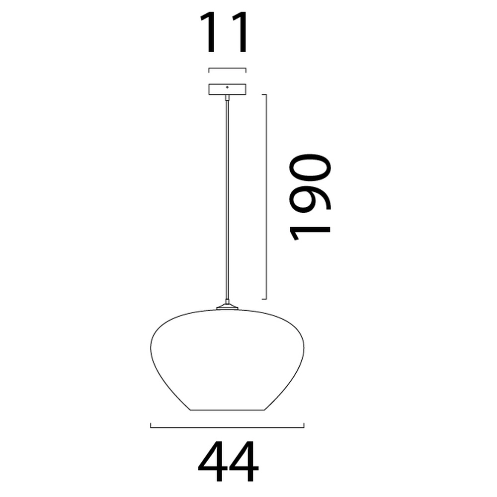 Pensez à une lampe pendante en papier Cartone Ø 44cm Masterlight 8718121392387