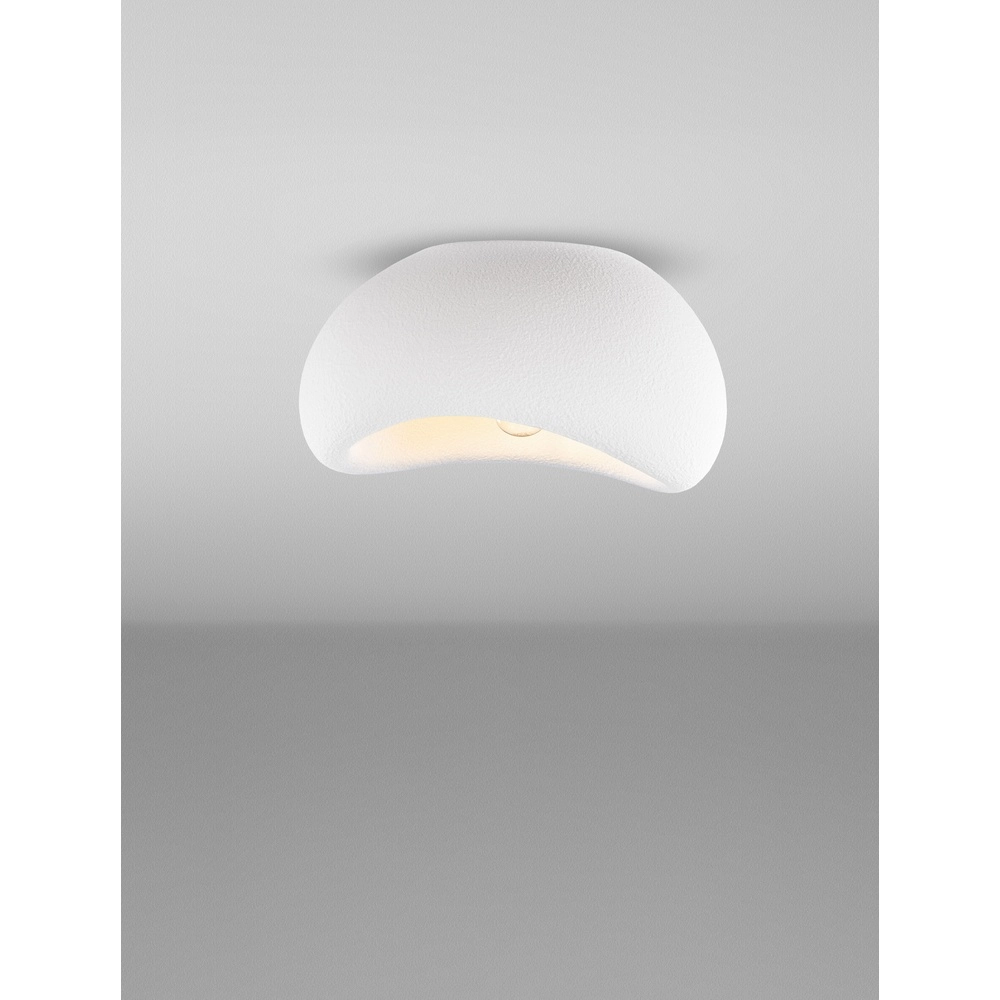 Plafonnier naturel Aere blanc 40cm