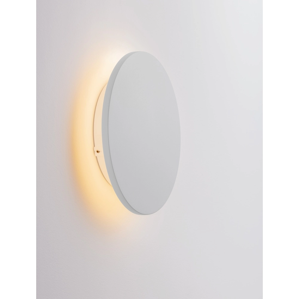 Applique murale ronde Copper blanc Ø 18cm Lyora 5212017447333