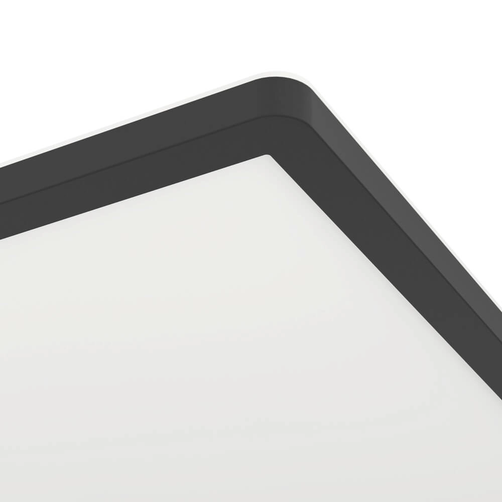 Plafonnier Minerario 39 x 39cm noir Eglo 9008606313594