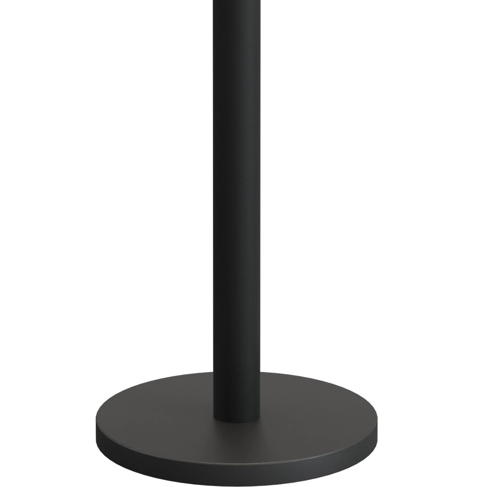 Lampe de pied Lisbourg Noir avec capuche beige beige Masterlight