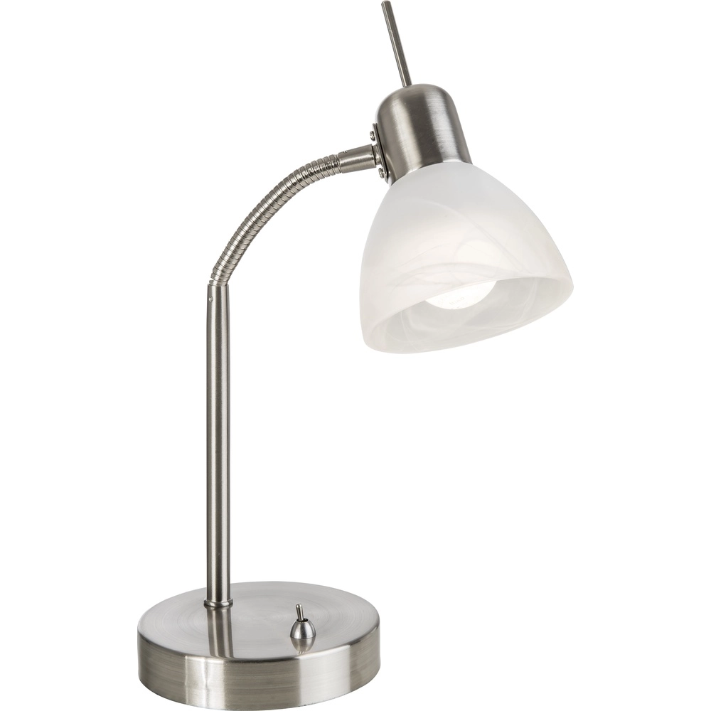 Lampe de bureau classique Daytona nickel