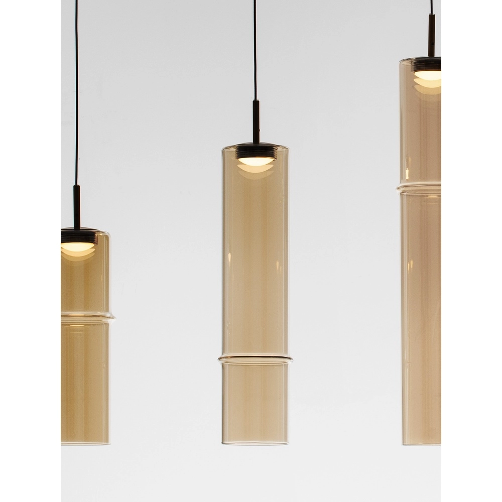 Suspension unique Sano Or 5 lumières droit Lyora 5212017474087