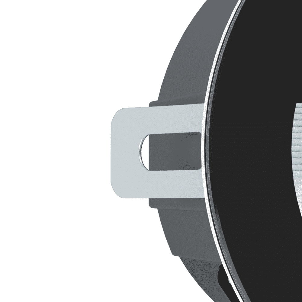 Lampe encastrée LED Aracena Round Spot noir Eglo 9002759995768