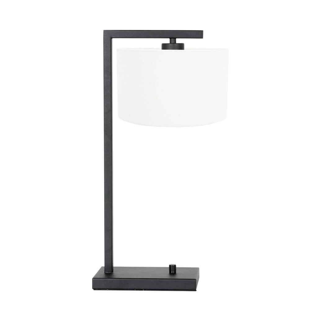 Lampe de bureau élégante Stanger noir avec du blanc Lampe de bureau élégante Stanger noir avec du blanc