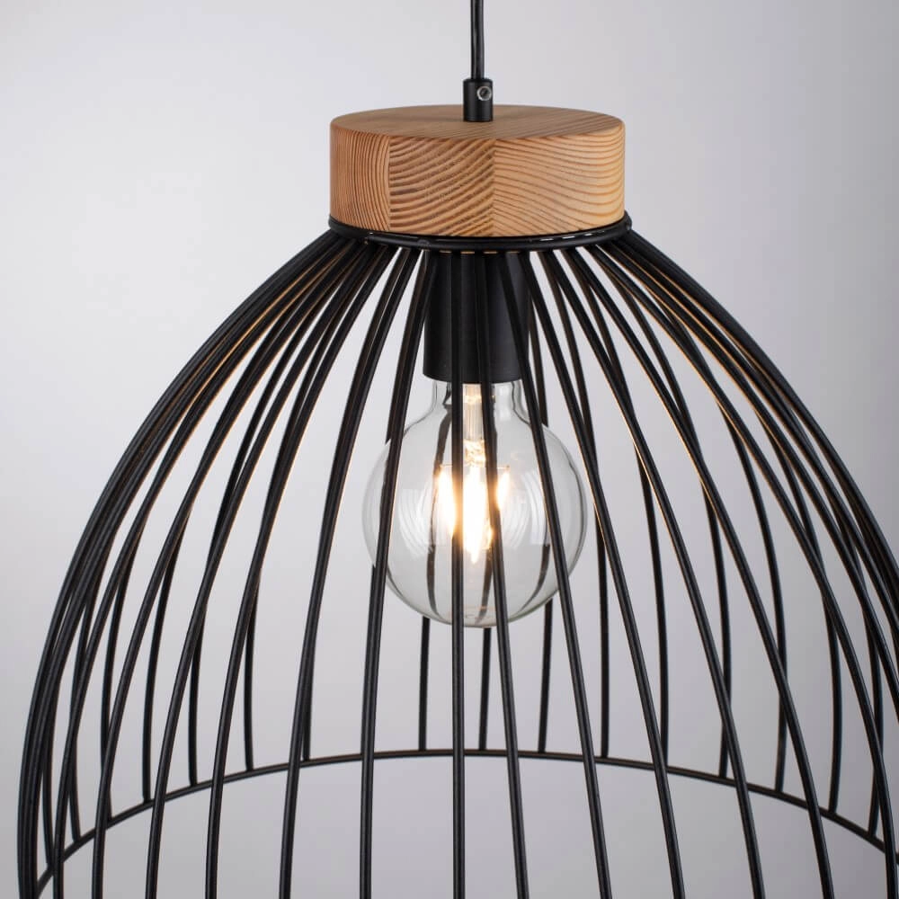 Lampe suspendue Lami noir Just Light 4043689982768