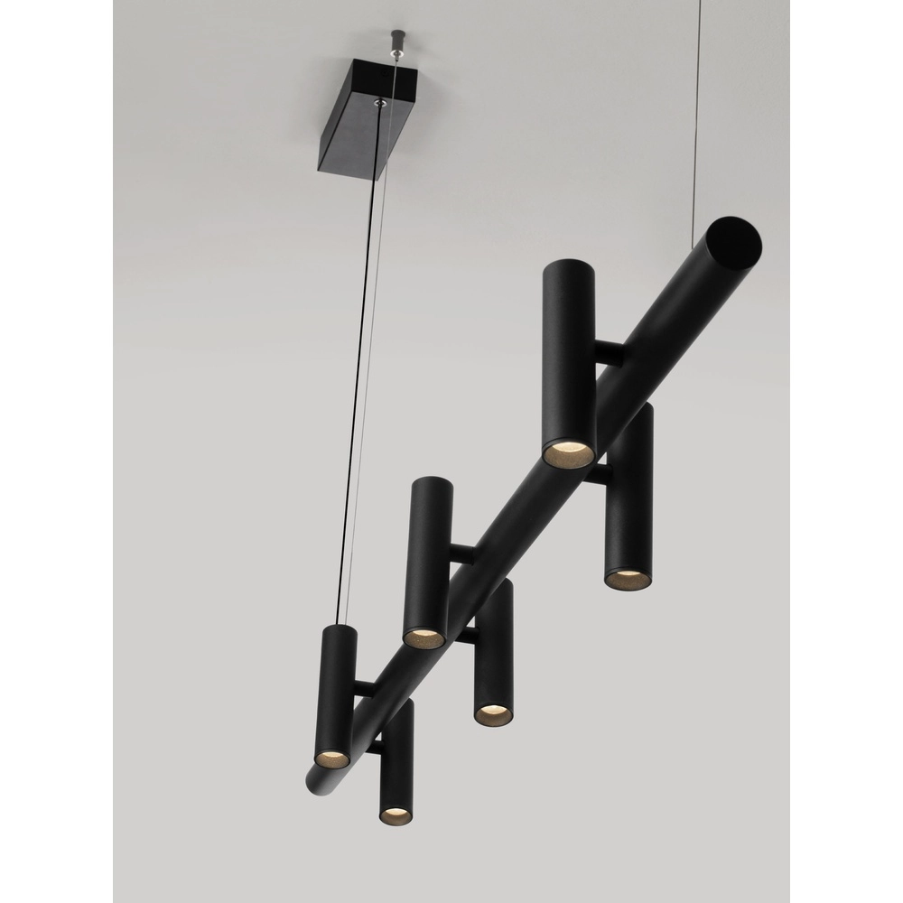 Lampe pendante de salle à manger Avelo Noir Lyora 5212063501577