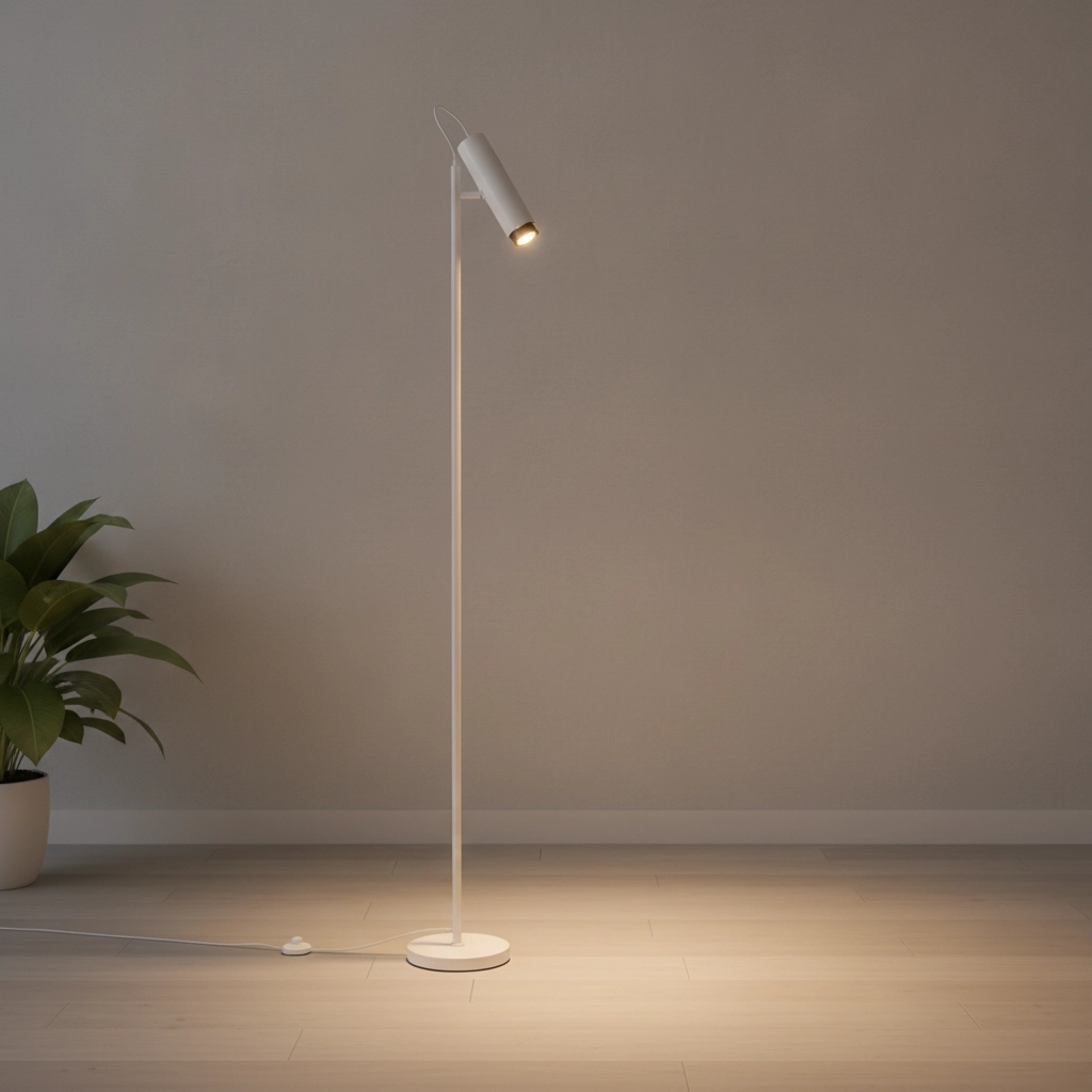 Lampe de lecture Nessi blanc avec noir