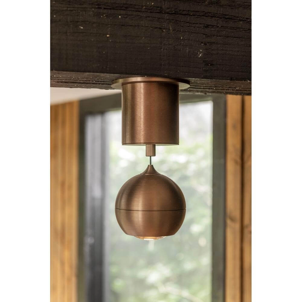 Ampoule de suspension Miami bronze Ø 10cm Artdelight 8720701102125