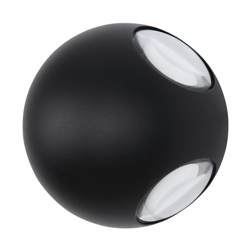 Lampe murale ronde Slice Noir Globo 9007371451036