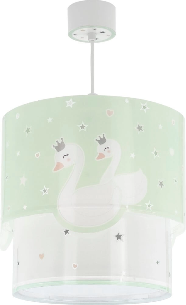 Lampe suspendue chambre d'enfant Sweet Love vert tendre