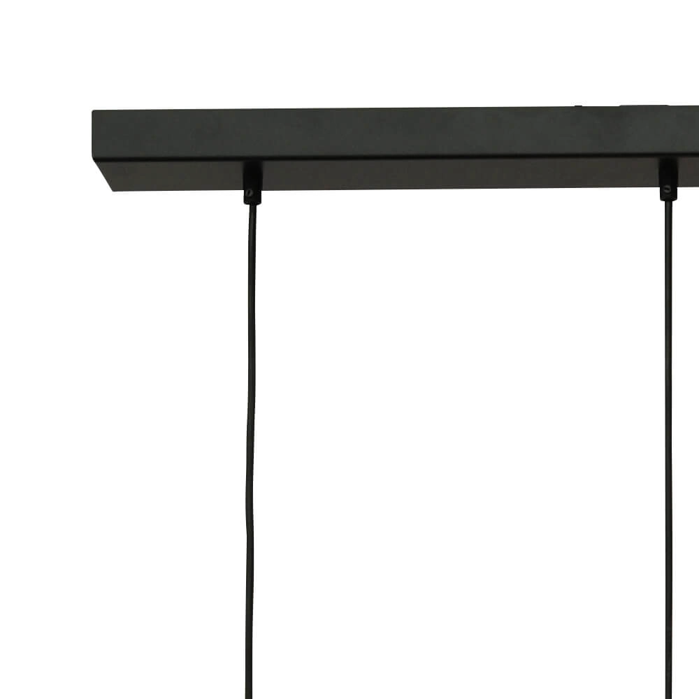 Lampe suspendue Lazise 5x Ø 15cm noir Masterlight 8718121303499