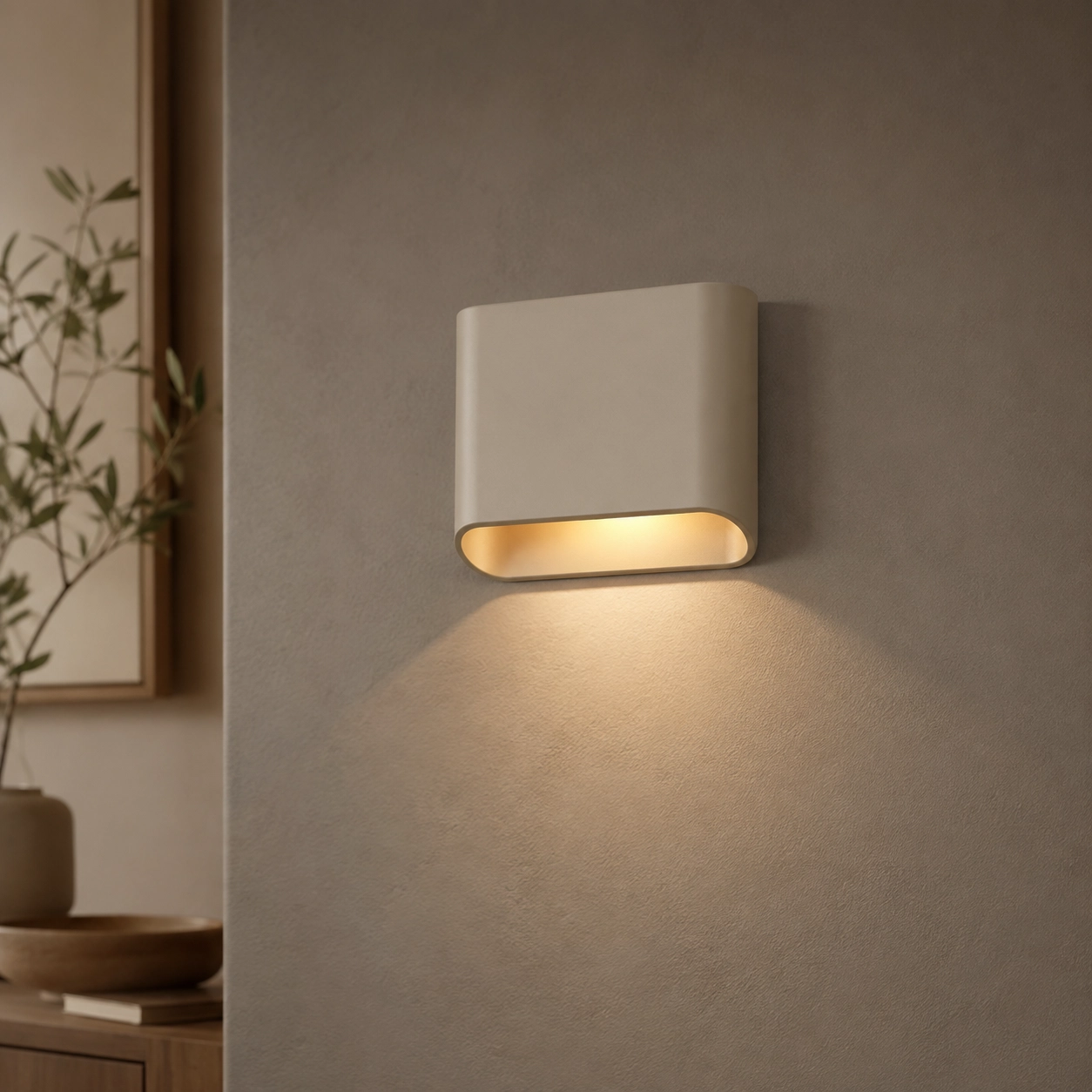 Applique murale Diaz 1L Champagne