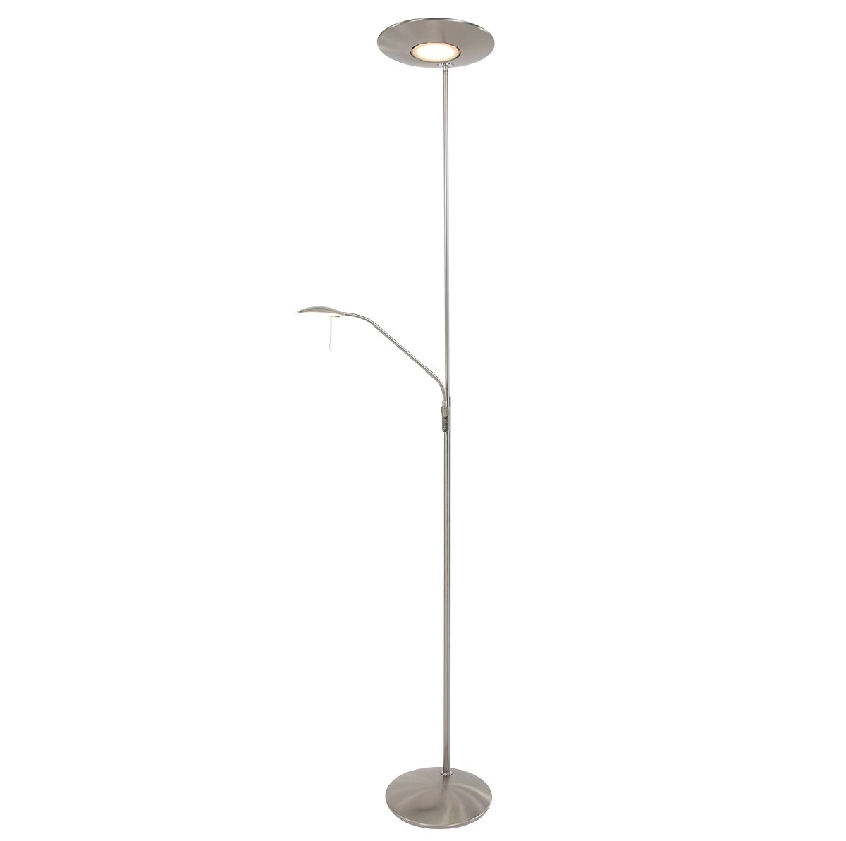 Lampe de lecture led Zodiac Gris métallisé à 2 lumières Lampe de lecture led Zodiac Gris métallisé à 2 lumières