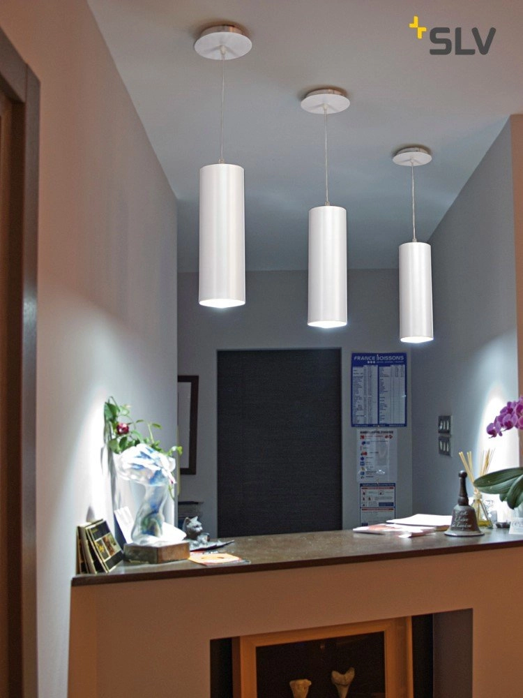 Lampe à suspension Enola pendentif blanc SLV 4024163121620
