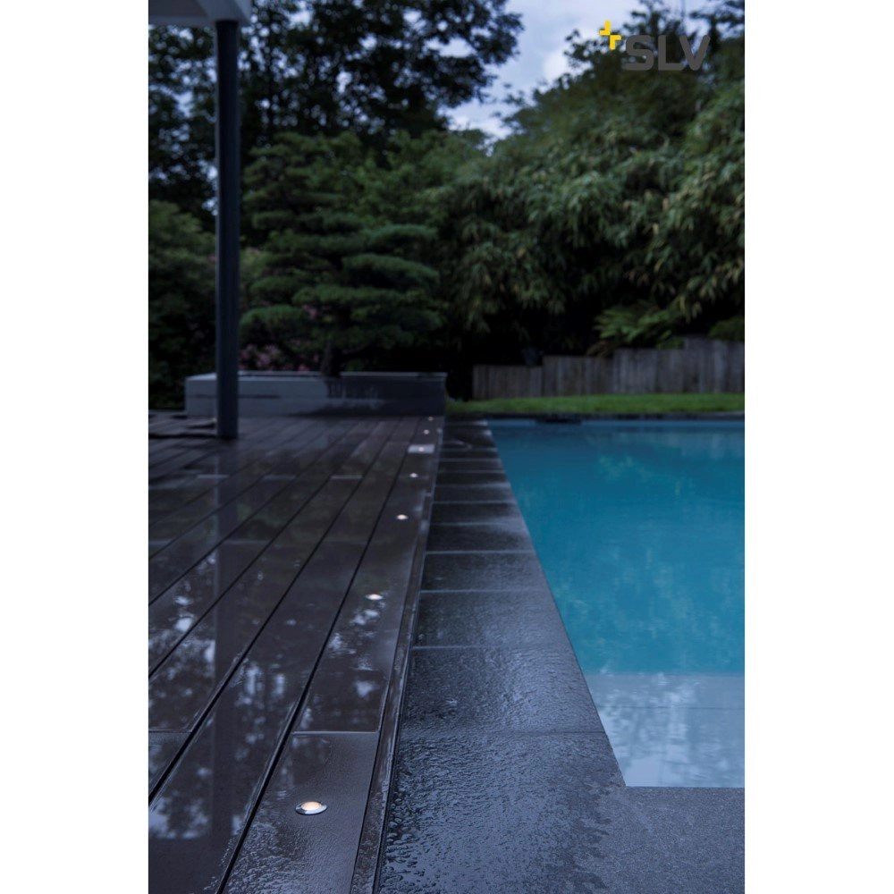 Spot de terrasse LED Power Trail-Lite 1w - 3000K - 4,2cm gris métal SLV 4024163112093