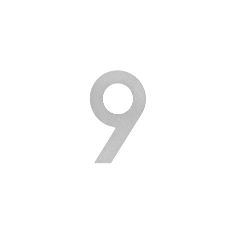 Maison numéro 9 Numbra Acier inoxydable 150x2mm