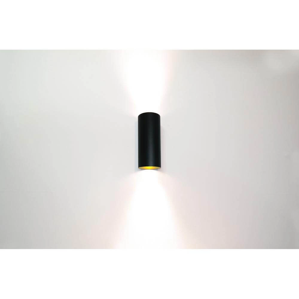 Spot apparent design Roulo Noir avec de l’or de haut en bas