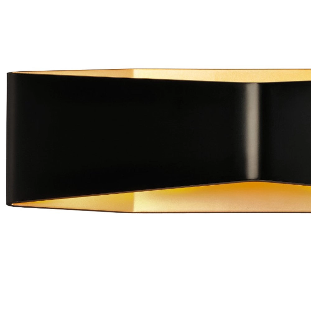 Applique murale LED Cariso WL-4 noir avec de l'or SLV 4024163164252