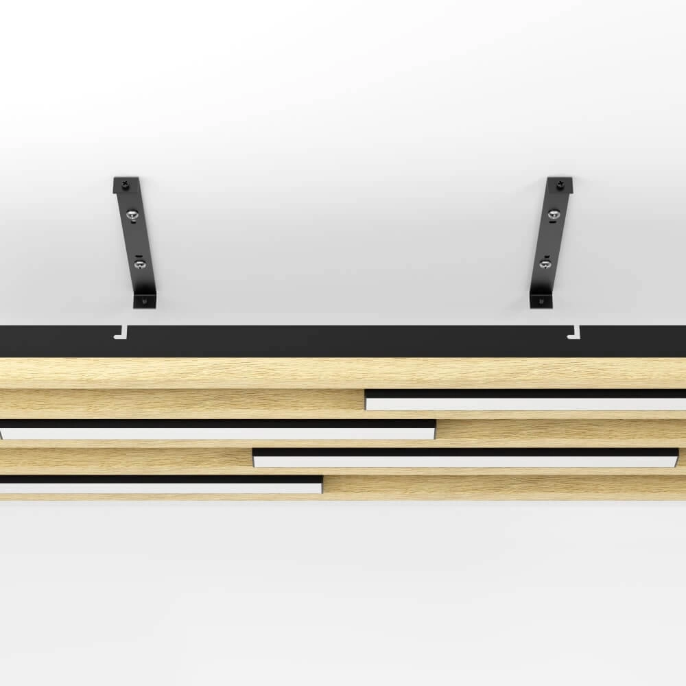 Plafonnier LED en bois Marreira 78 cm Stars of Light 9002759398996