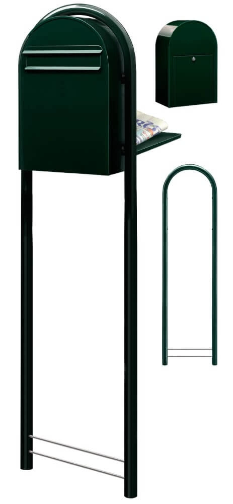 Boites aux lettres Classic B 6064 Vert noir Bobi 6417237006301