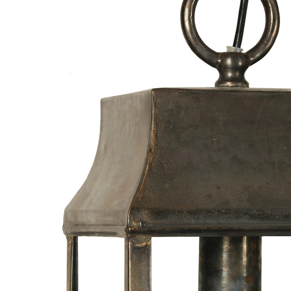 Lampe suspendue rurale Strathmore S cuivre antique (ant) Limehouse