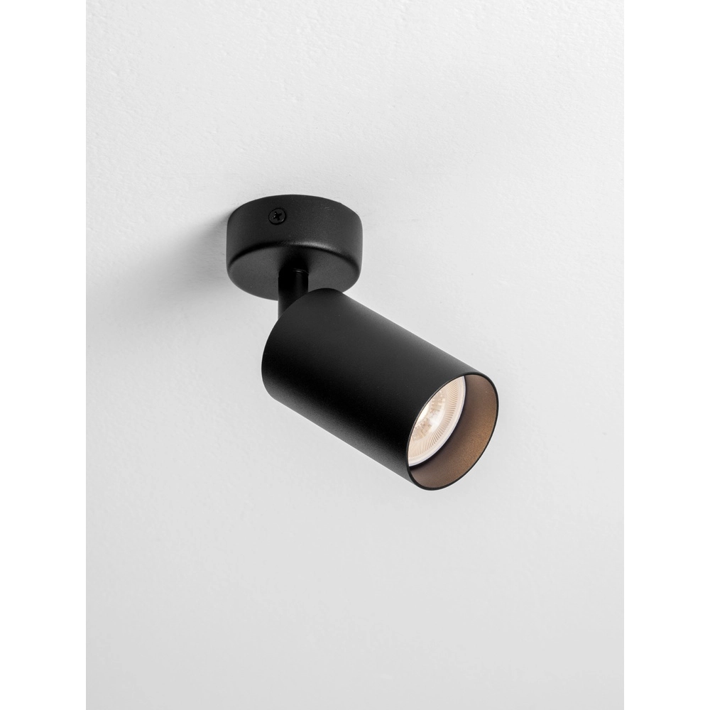 Spot de plafond Reig Simple, Noir