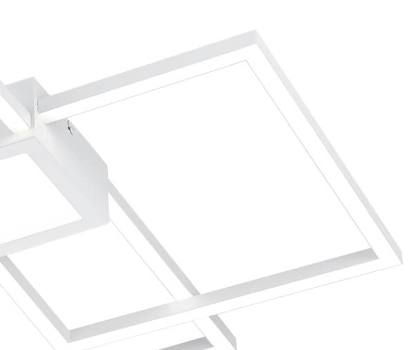 Plafonnier blanc Hydra avec LED Trio 4017807524949