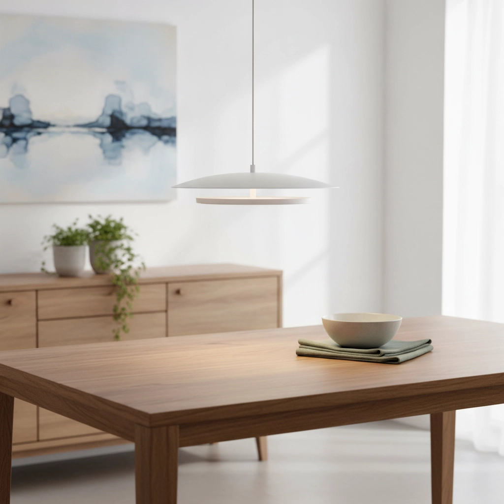 Suspension design Olos blanc Ø 35cm