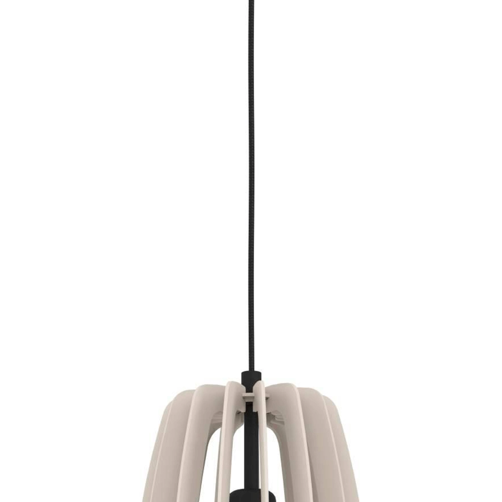 Lampe suspendue blanche Bajazzara Ø 26 cm Eglo 9008606244324