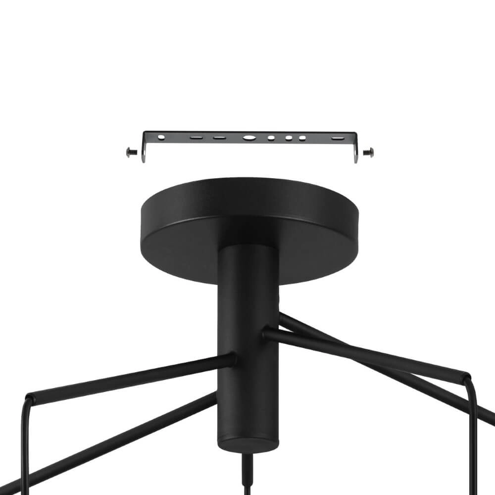 Hanging lamp Hilcott black Stars of Light 9002759398569