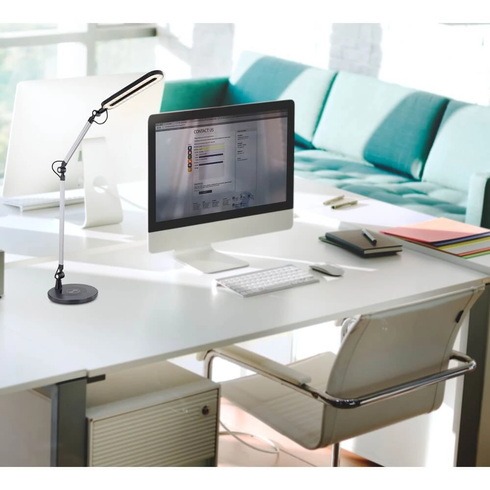 Lampe de bureau Ursino gris Globo 9007371414024