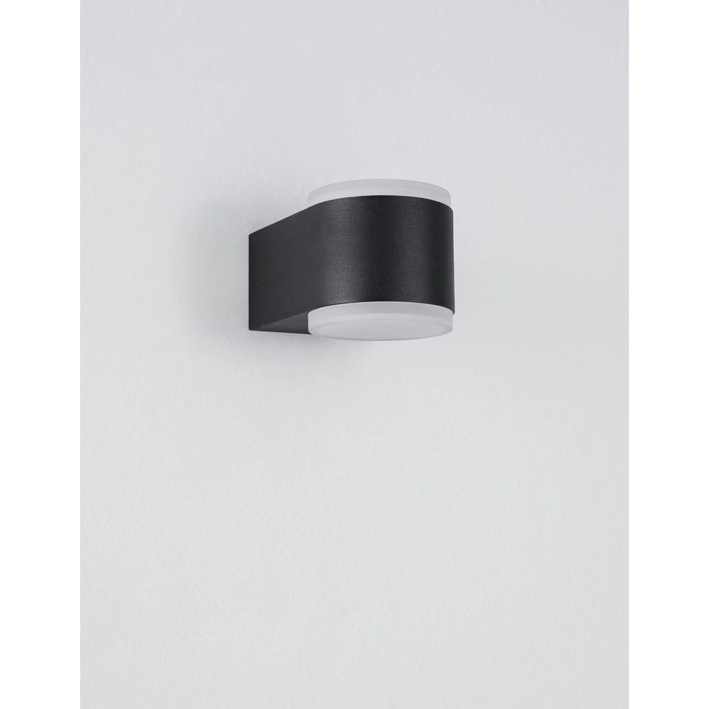 Applique murale élégante Nus Double noir Lyora 5212017425959