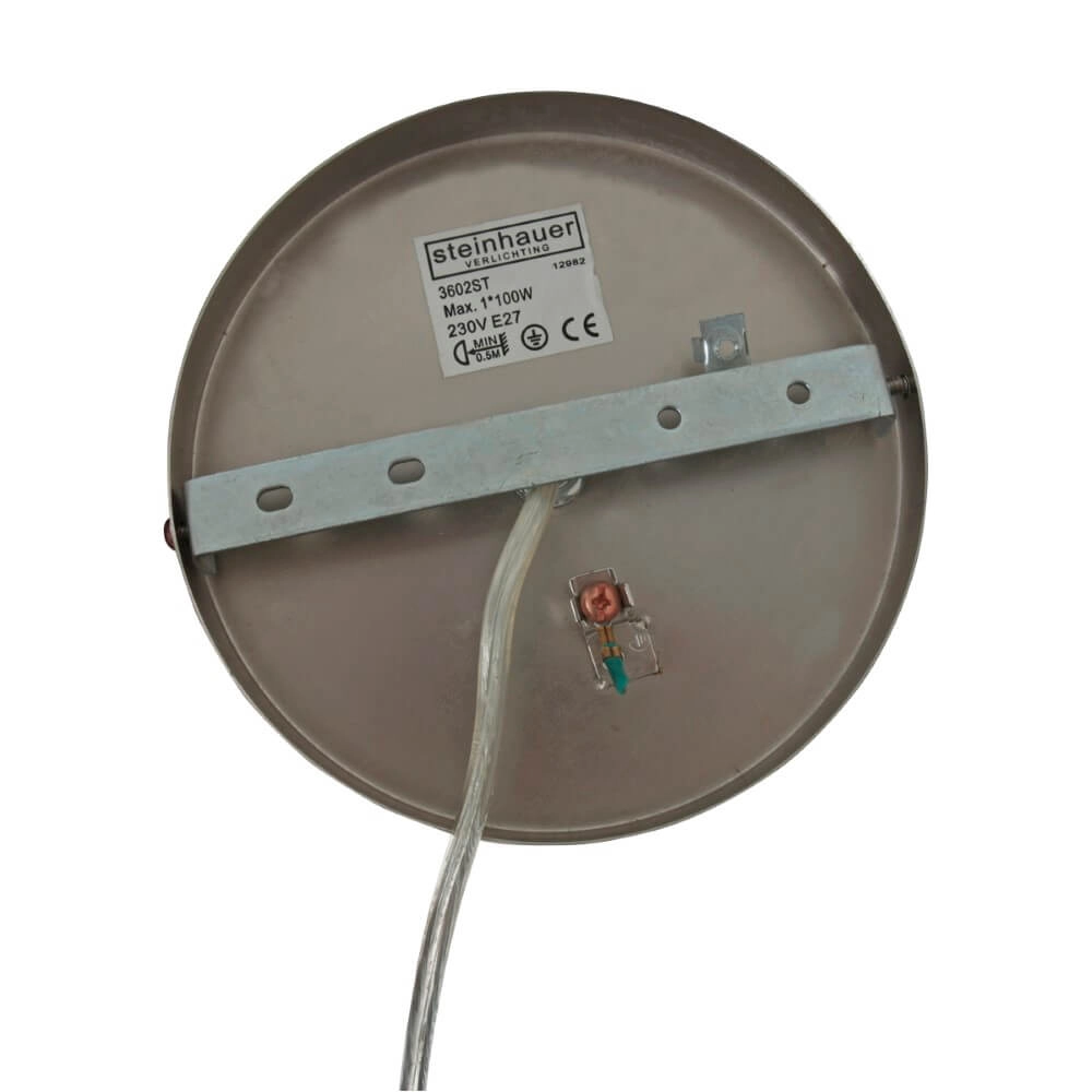 Lampe à suspension Stresa avec 50cm avec abat-jour blanc Steinhauer 8712746118148