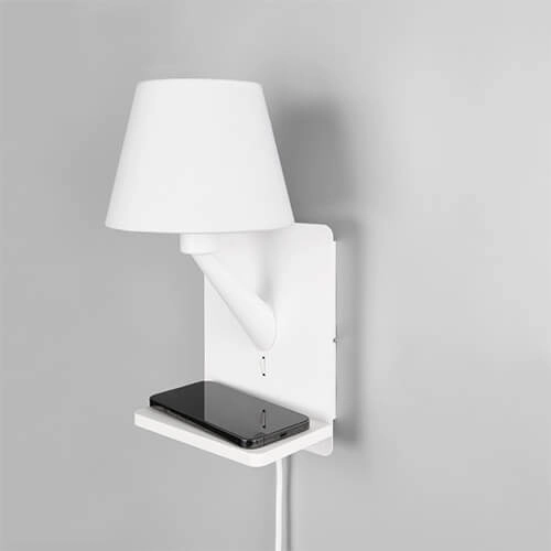 Veilleuse élégante Comfort blanc - avec USB Trio 4017807614756