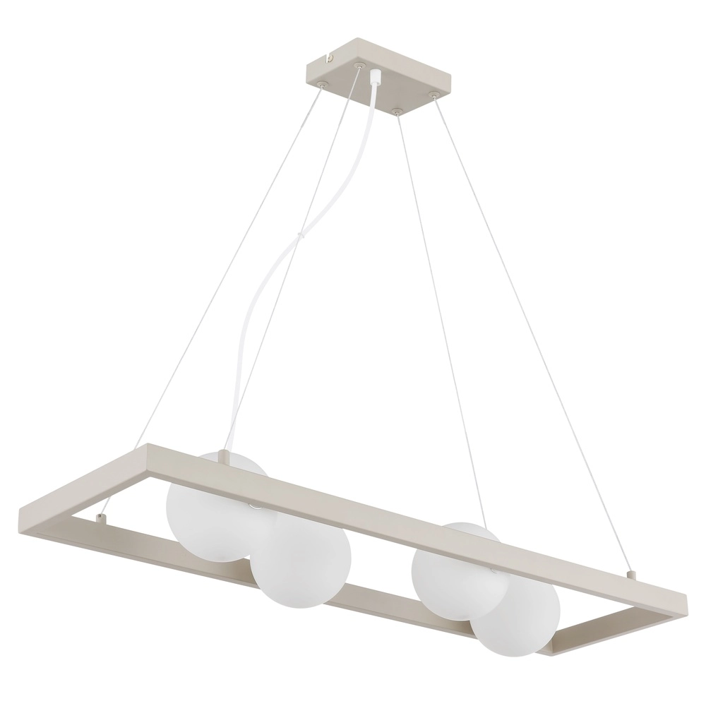 Lampe pendante de conception Nanda brun sable Globo 9007371576036