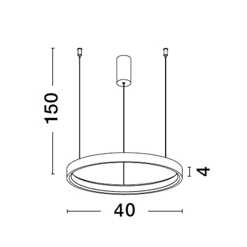 Suspension ronde Perrine gris argenté Ø 40cm Lyora 5212017438393