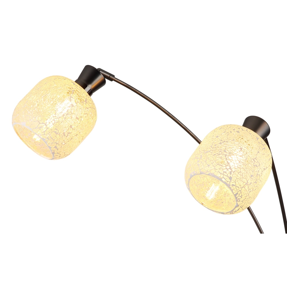 Lampe de pied à 3 lumières Brokana Bronze à fusil Globo 9007371569472