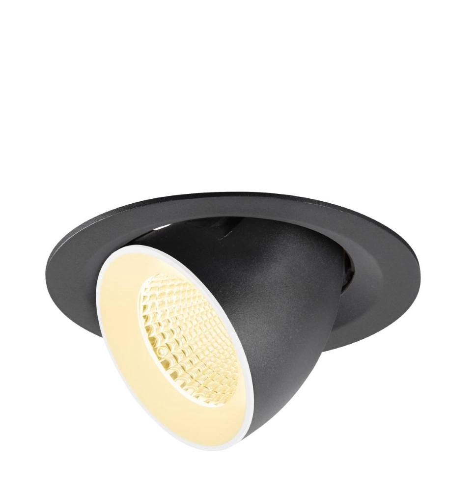 Spot encastré Numinos Gimble M noir/blanc 3000K - 40 deg