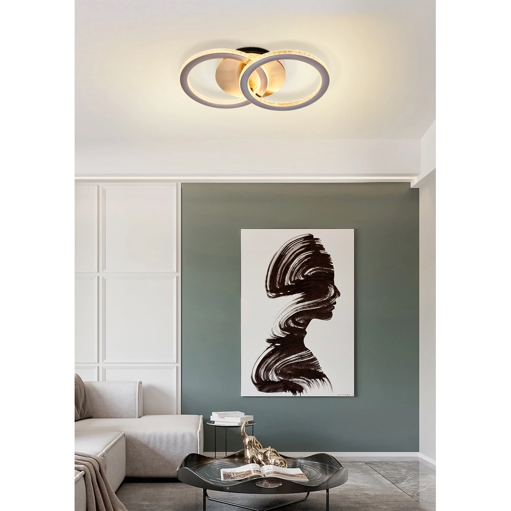 Plafonnier Specs champagne Searchlight 5053423300962