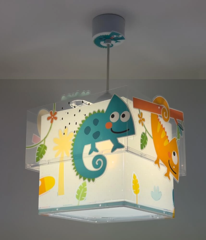 Lampe suspendue design chambre d'enfant Happy Jungle Dalber 8420406633121