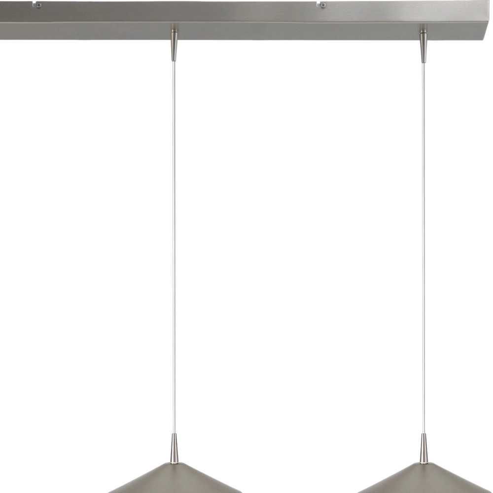 Lampe pendante à 3 lampes Ceppo nickel Ø 22cm Masterlight 8718121358550