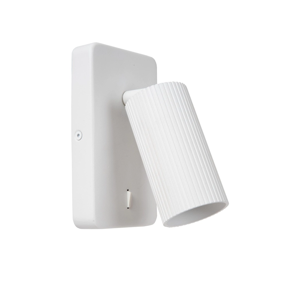 Lampe de chevet Clubs Blanc avec interrupteur