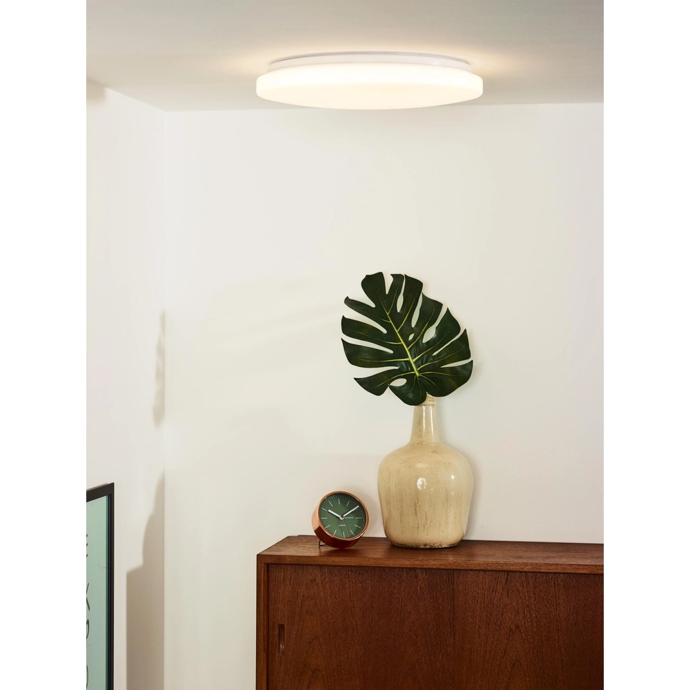 Éclairage de plafond Otis Ø 39cm blanc