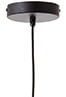 Lampe suspendue Odar noir avec abat-jour couleur sable Brilliant 4004353394706