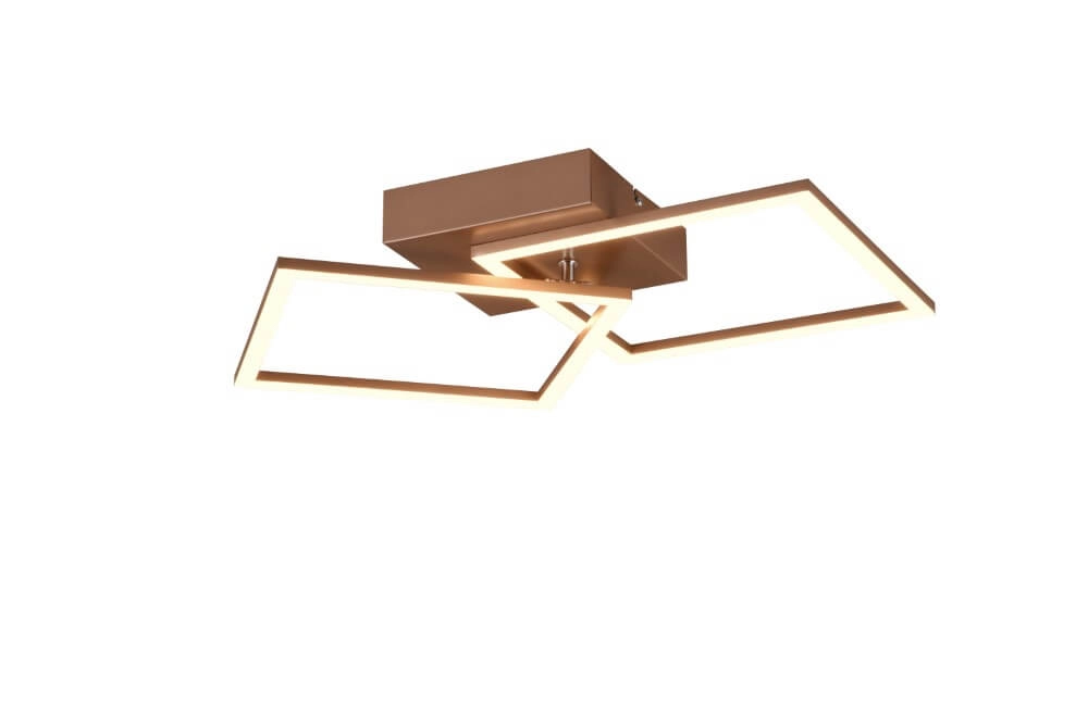 Plafonnier design Trail brun Trio 4017807578973