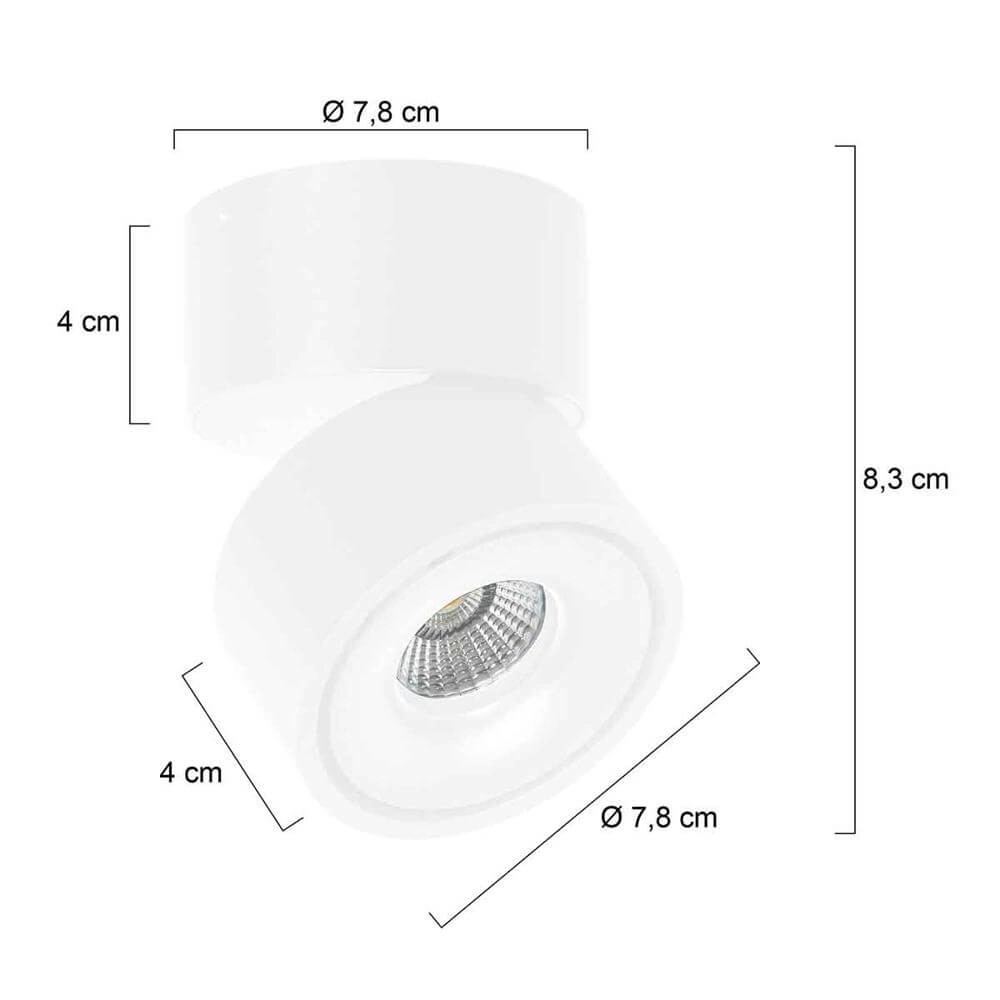 Plafonnier 1 lumière Fez Black Design blanc Steinhauer 8712746177312