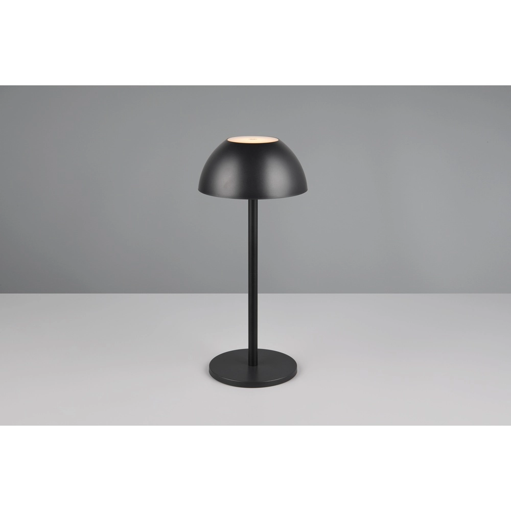 Lampe de table Ricardo noir Ø 13.5cm Trio 4017807601794