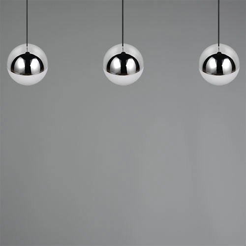 Lampe pendante à 3 lampes Senta Chrome Trio 4017807685831